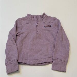Vinyard Vines Girls Purple Quarter-Zip Pullover- The Shep Shirt